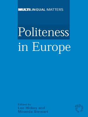 cover image of Politeness in Europe